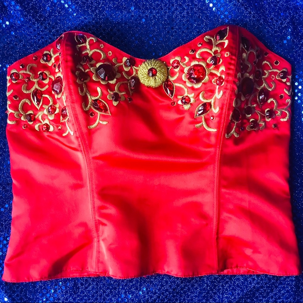 Vintage Natori Bejeweled Bustier❣️